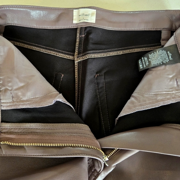 Wilfred Faux Leather Women's Pants - Picture 3 of 3